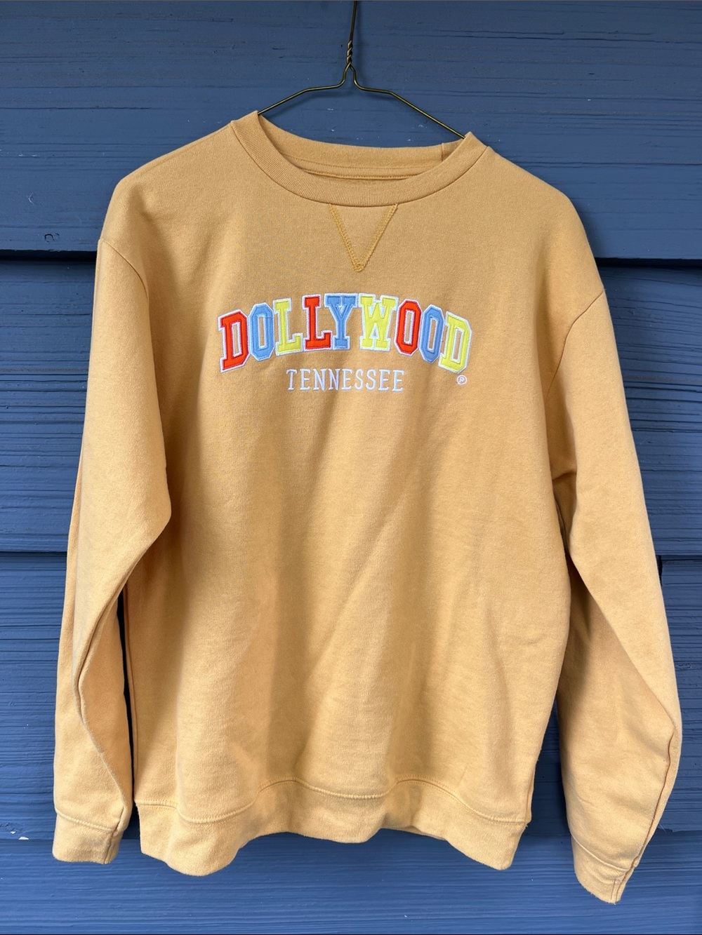 Dollywood Tennessee Yellow Crewneck Sweatshirt